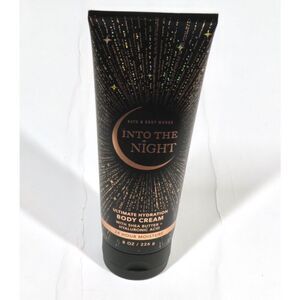 Bath & Body Works Into The Night Body Cream - Black with Gold Accents